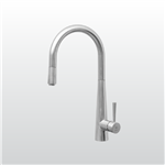 Vòi rửa chén nóng lạnh Malloca K095-S / Inox 304, có dây rút